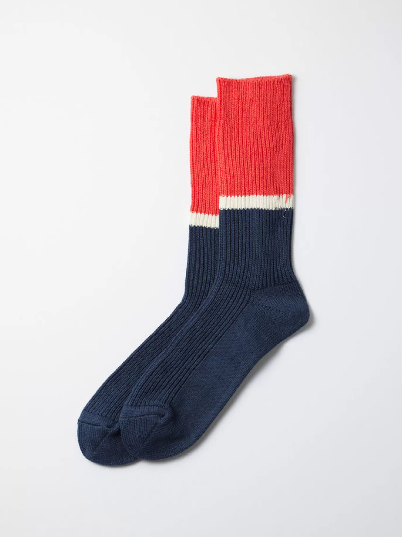 Bicolor Ribbed Crew Socks*Alex Mill Fashion