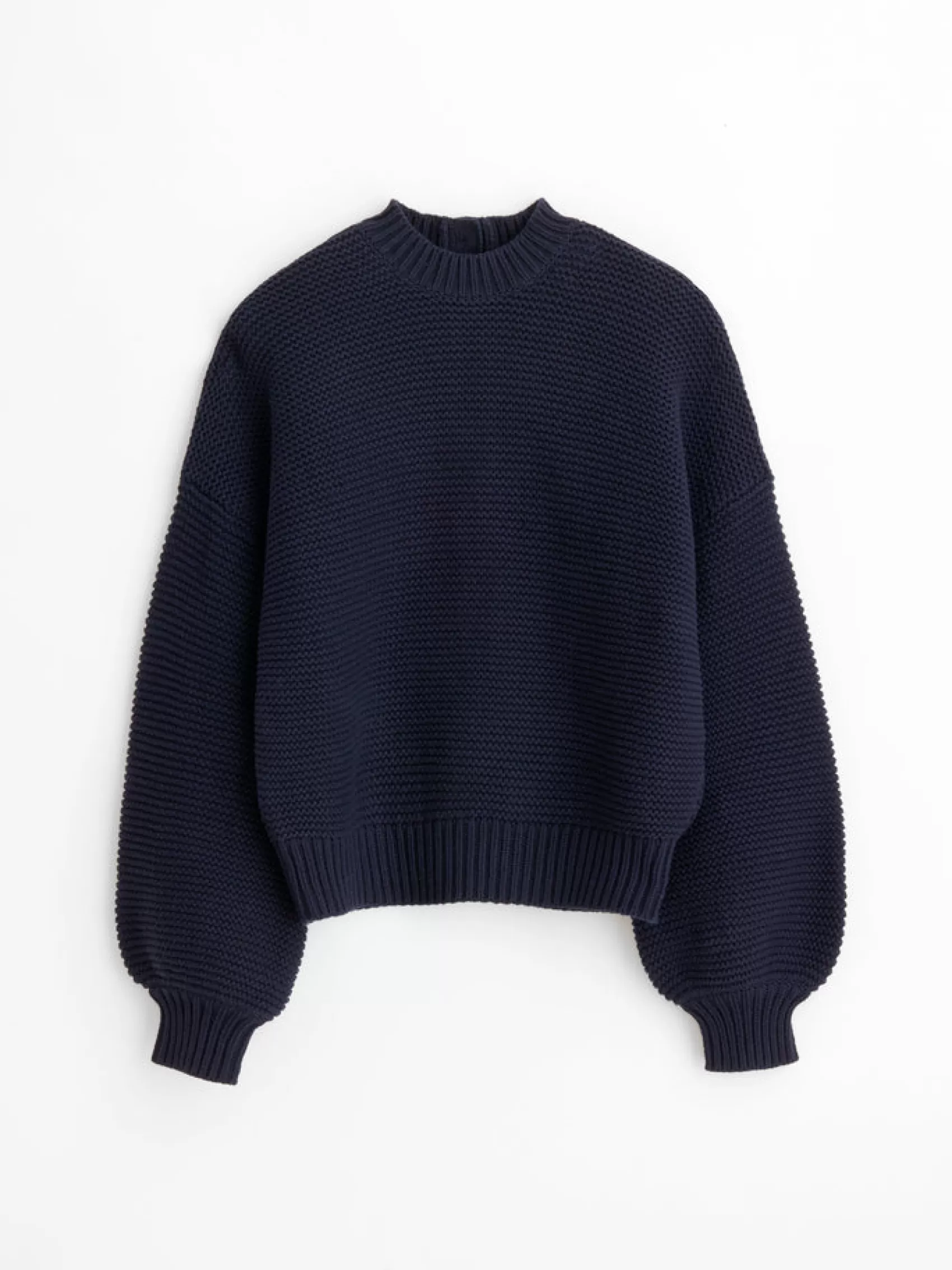 Button-Back Crewneck Sweater*Alex Mill Best Sale