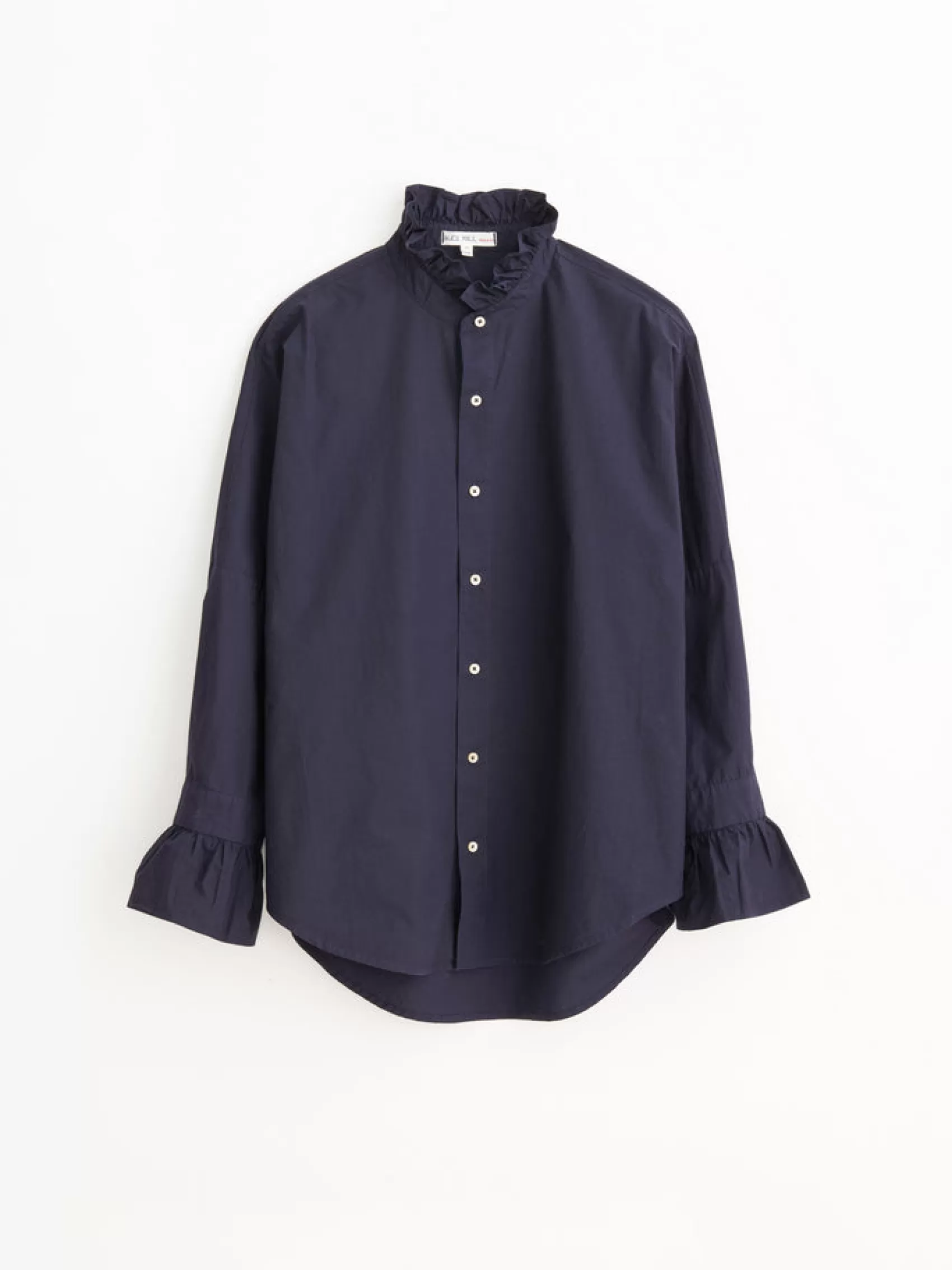 Easy Ruffle Shirt In Paper Poplin*Alex Mill Cheap