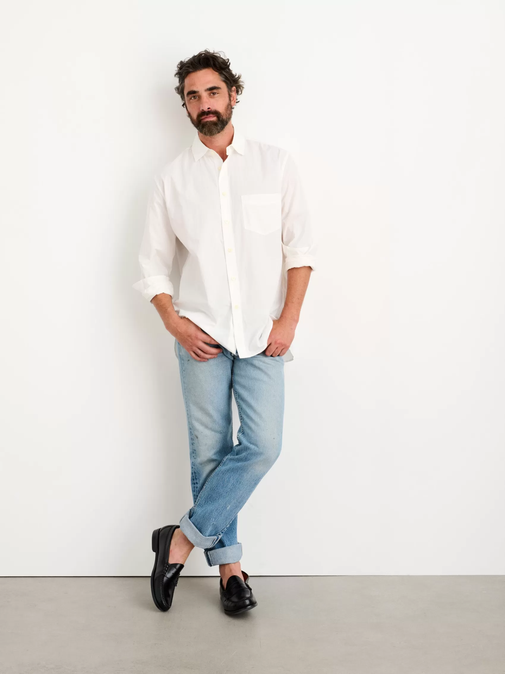 Easy Shirt In Paper Poplin*Alex Mill Sale