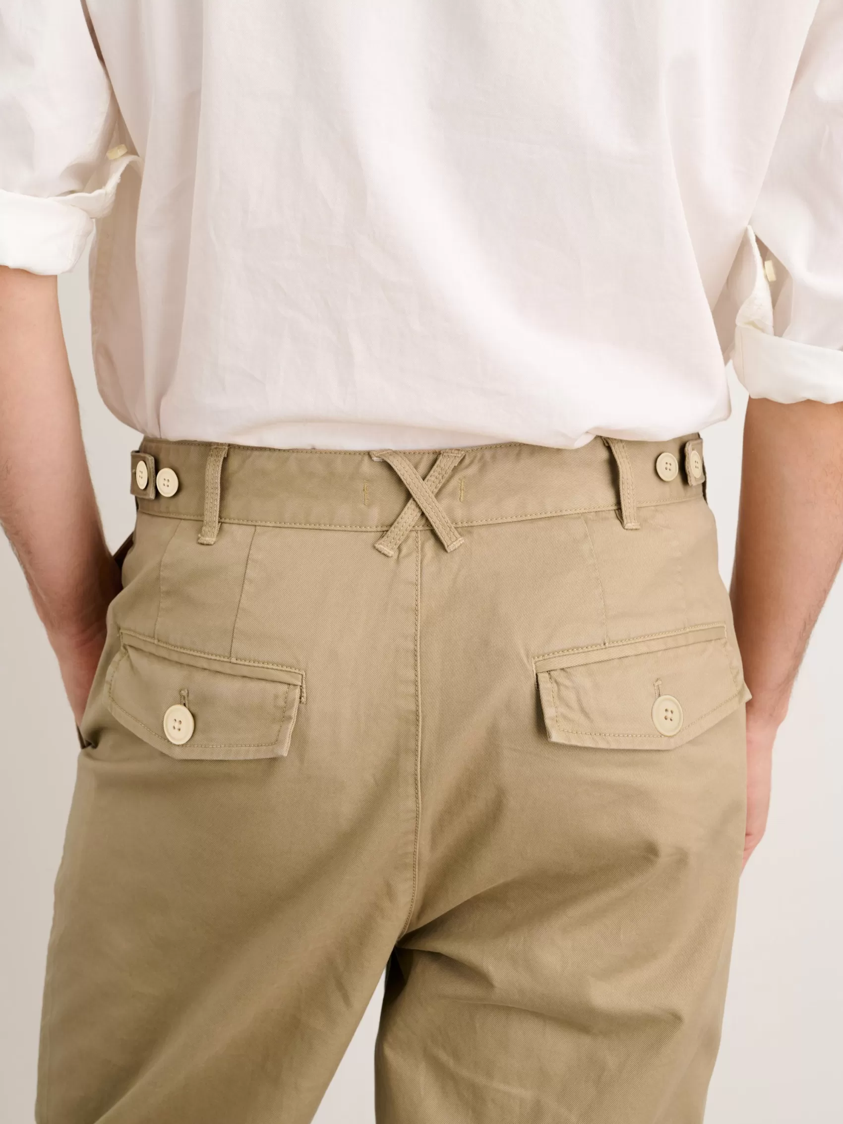 Flat Front Pant In Vintage Twill*Alex Mill Flash Sale