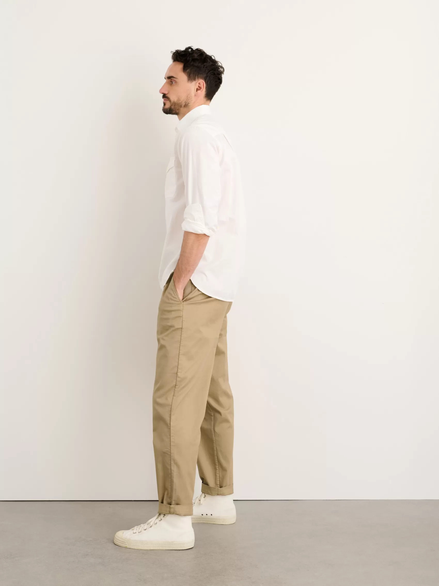 Flat Front Pant In Vintage Twill*Alex Mill Flash Sale