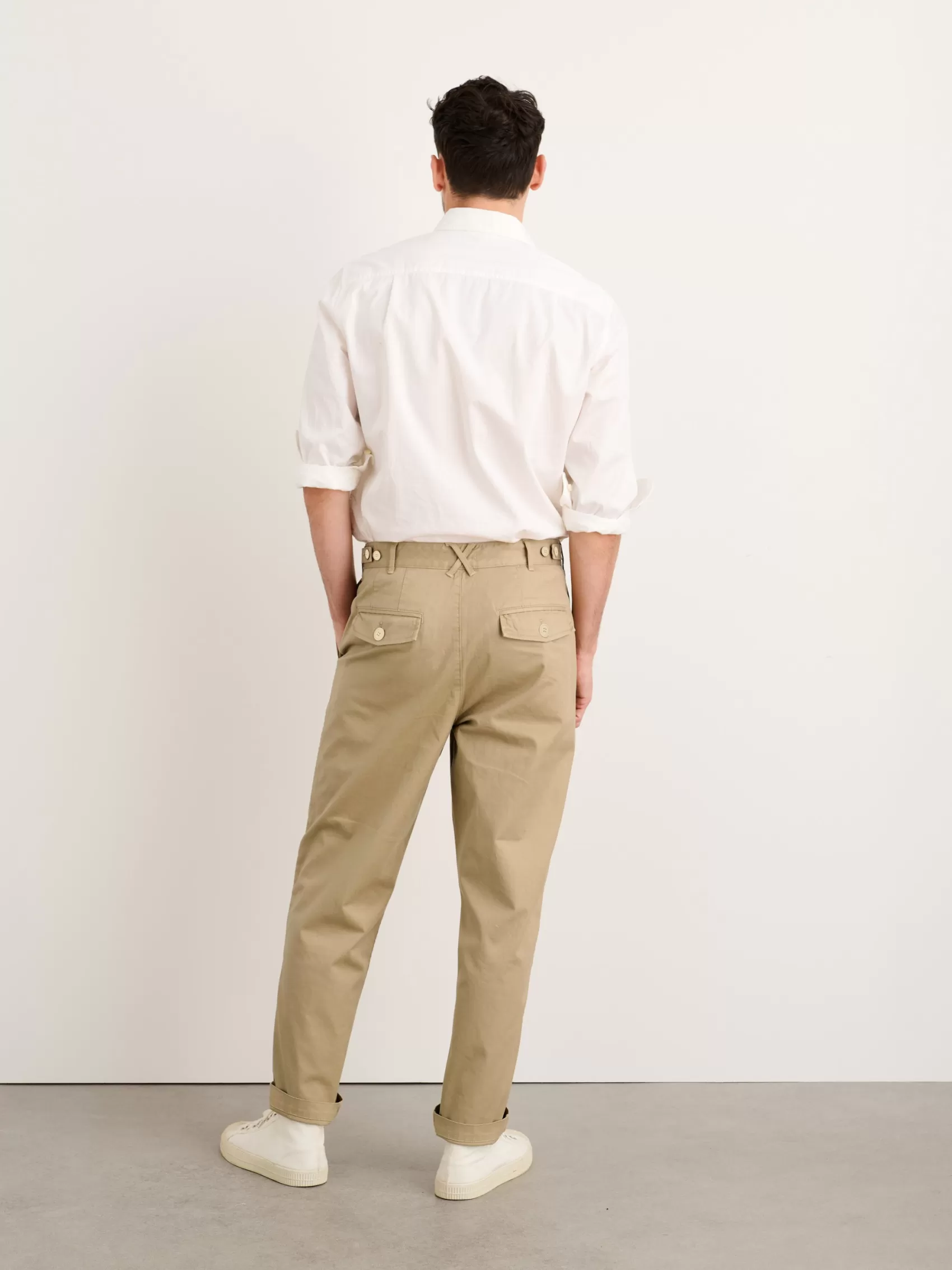 Flat Front Pant In Vintage Twill*Alex Mill Flash Sale