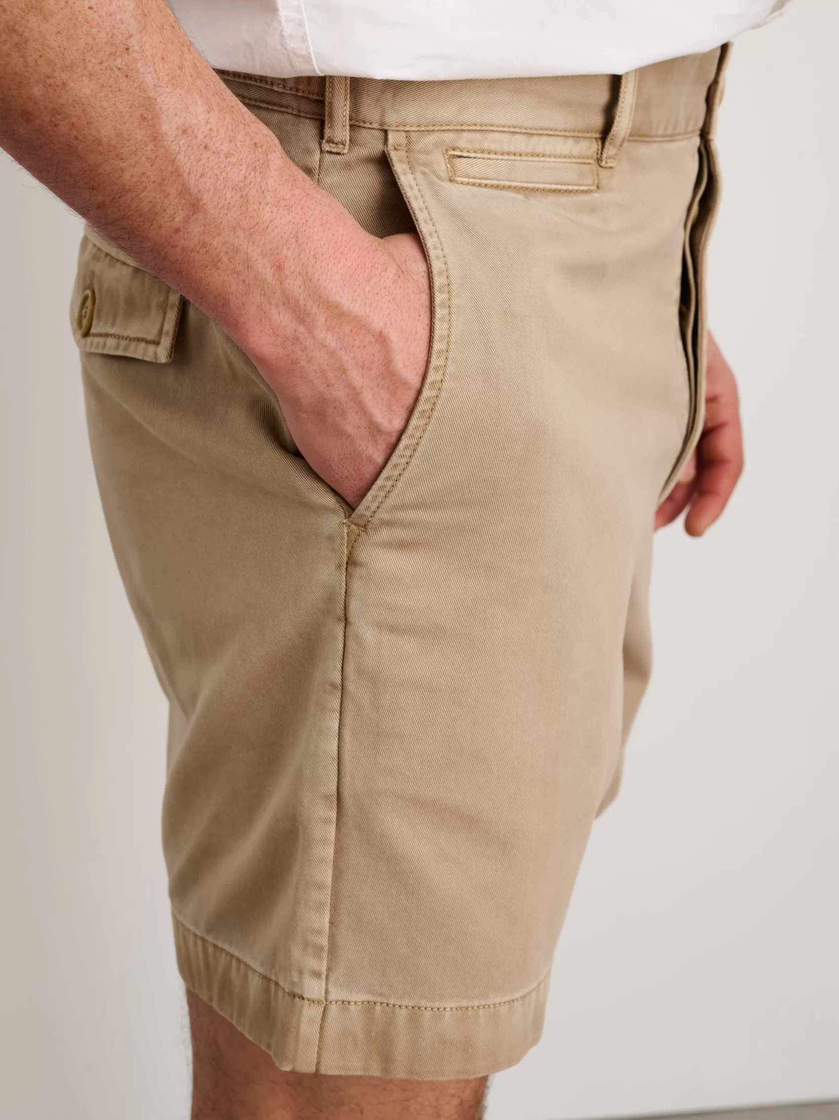 Flat Front Short In Vintage Washed Chino*Alex Mill Flash Sale