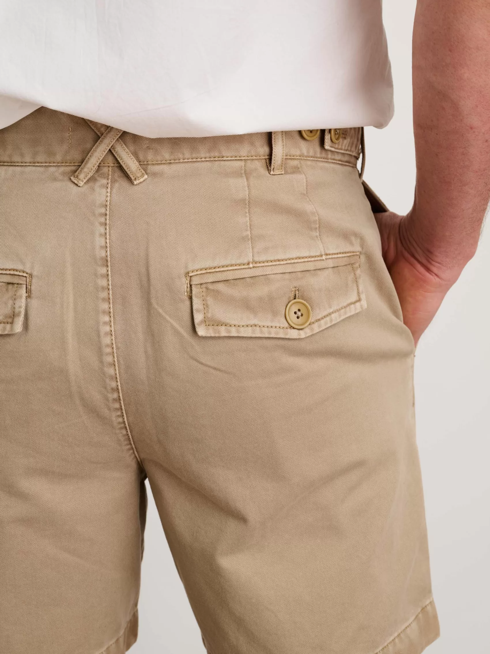 Flat Front Short In Vintage Washed Chino*Alex Mill Flash Sale