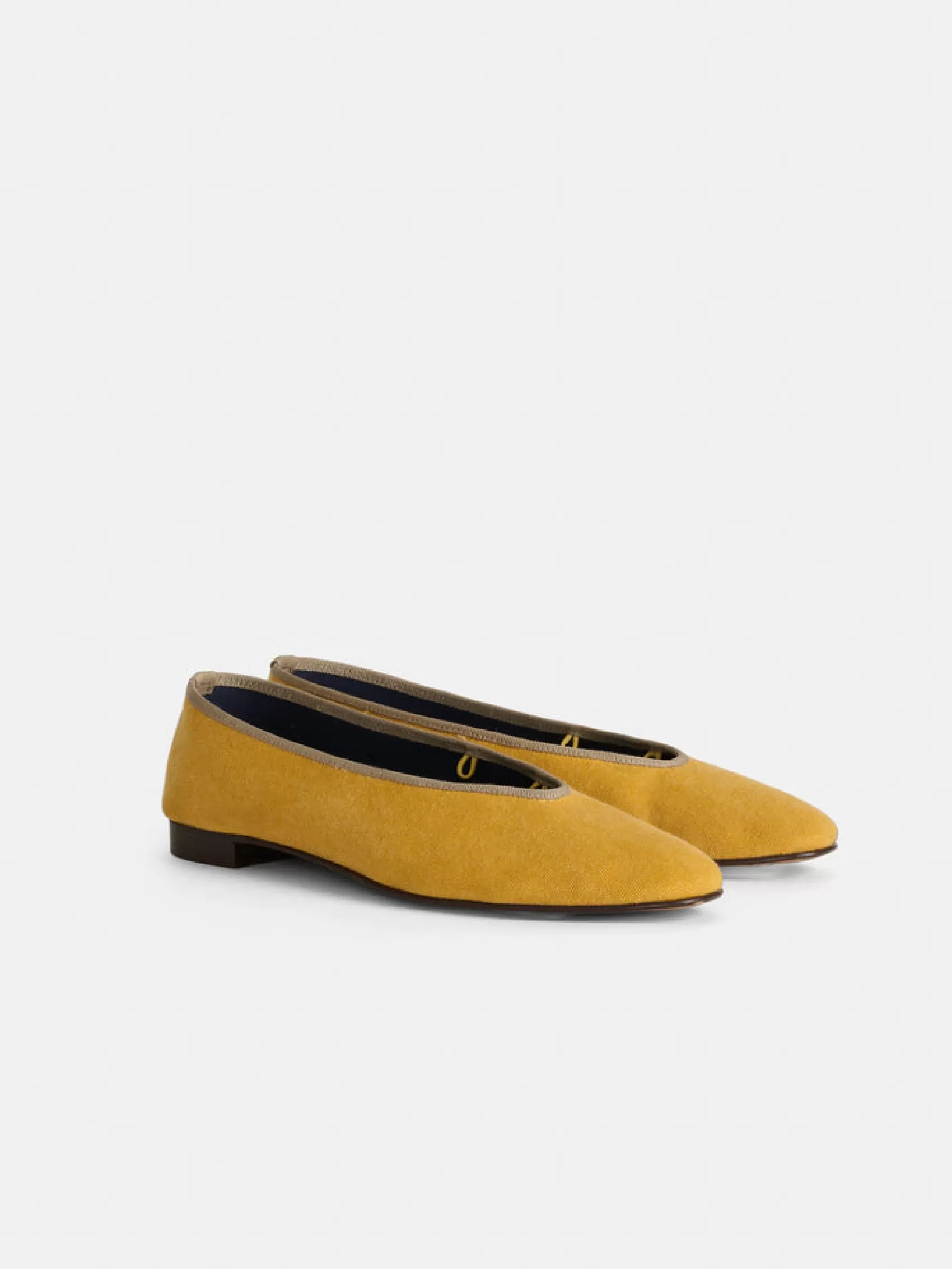 Juliet Italian Flat In Washed Canvas*Alex Mill Sale