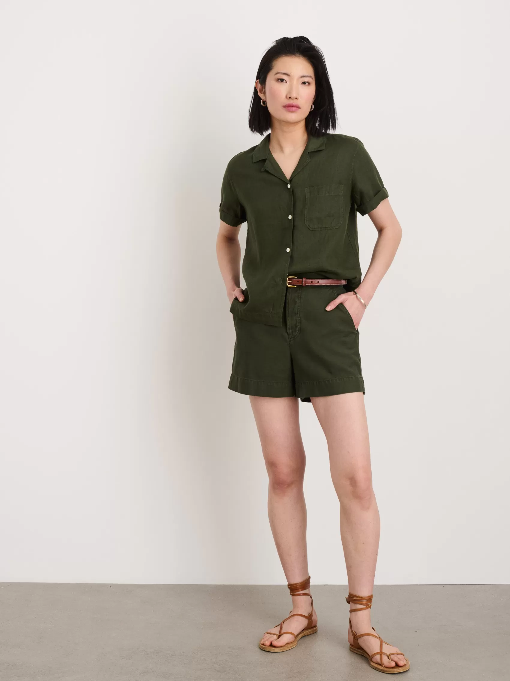 Maddie Camp Shirt In Linen*Alex Mill Best