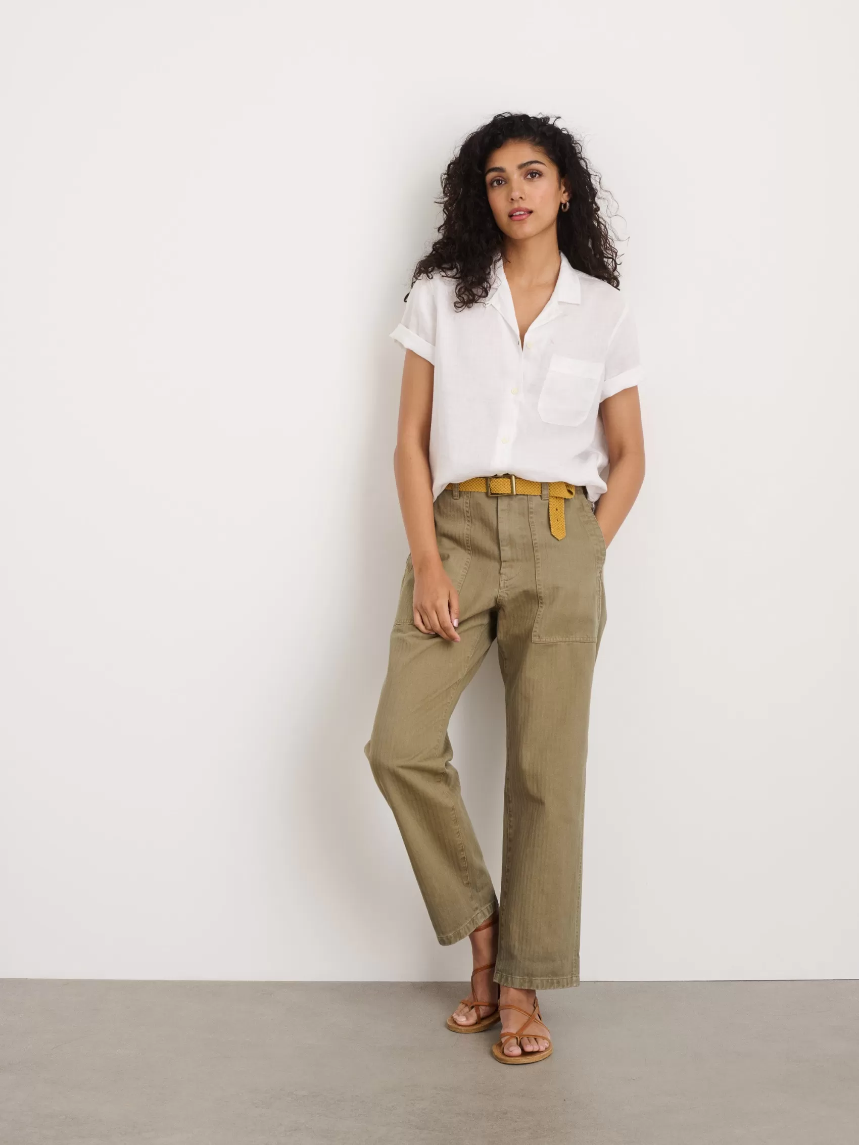 Maddie Camp Shirt In Linen*Alex Mill Cheap