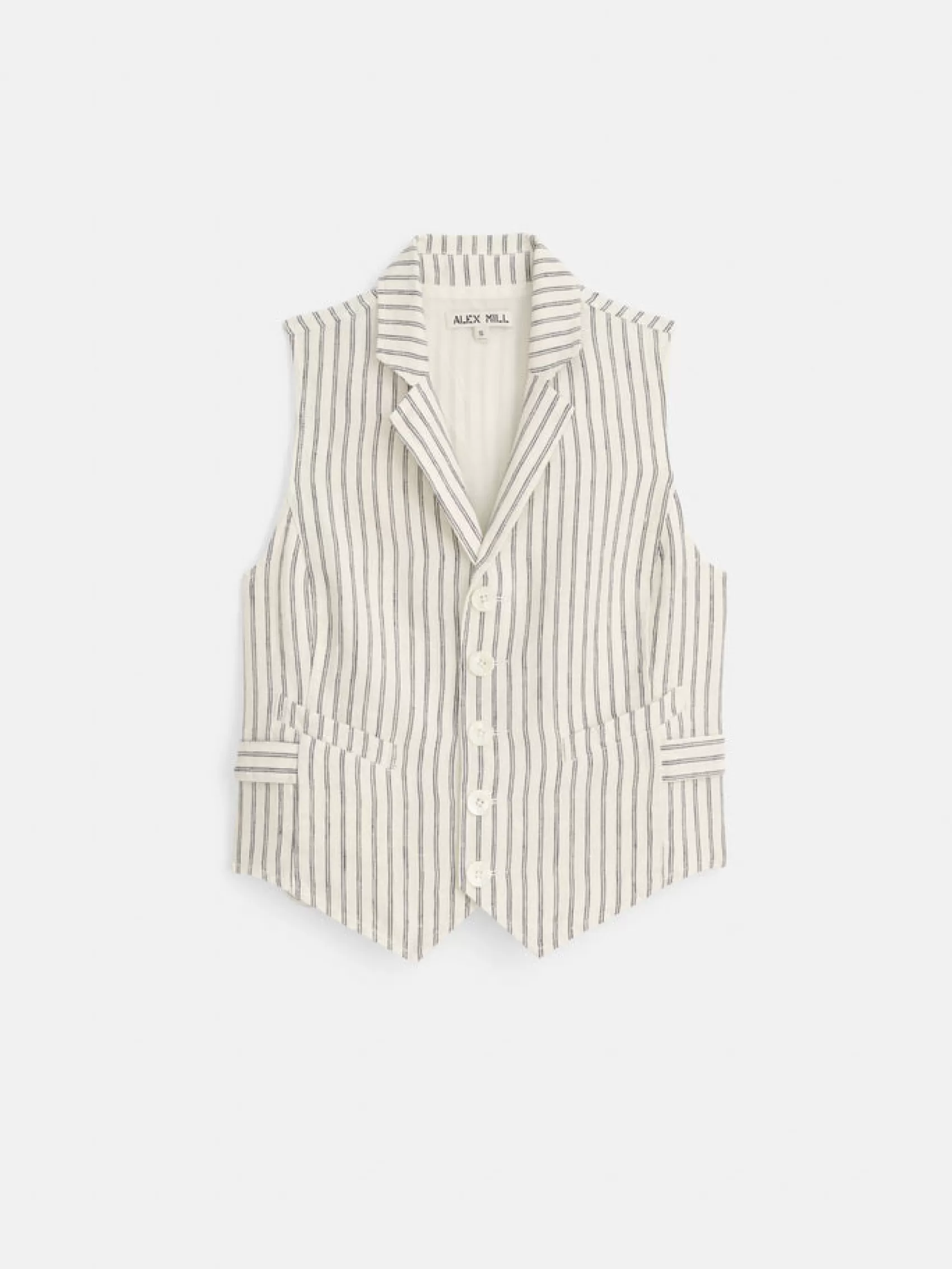 Mathilde Vest In Double Stripe*Alex Mill Cheap