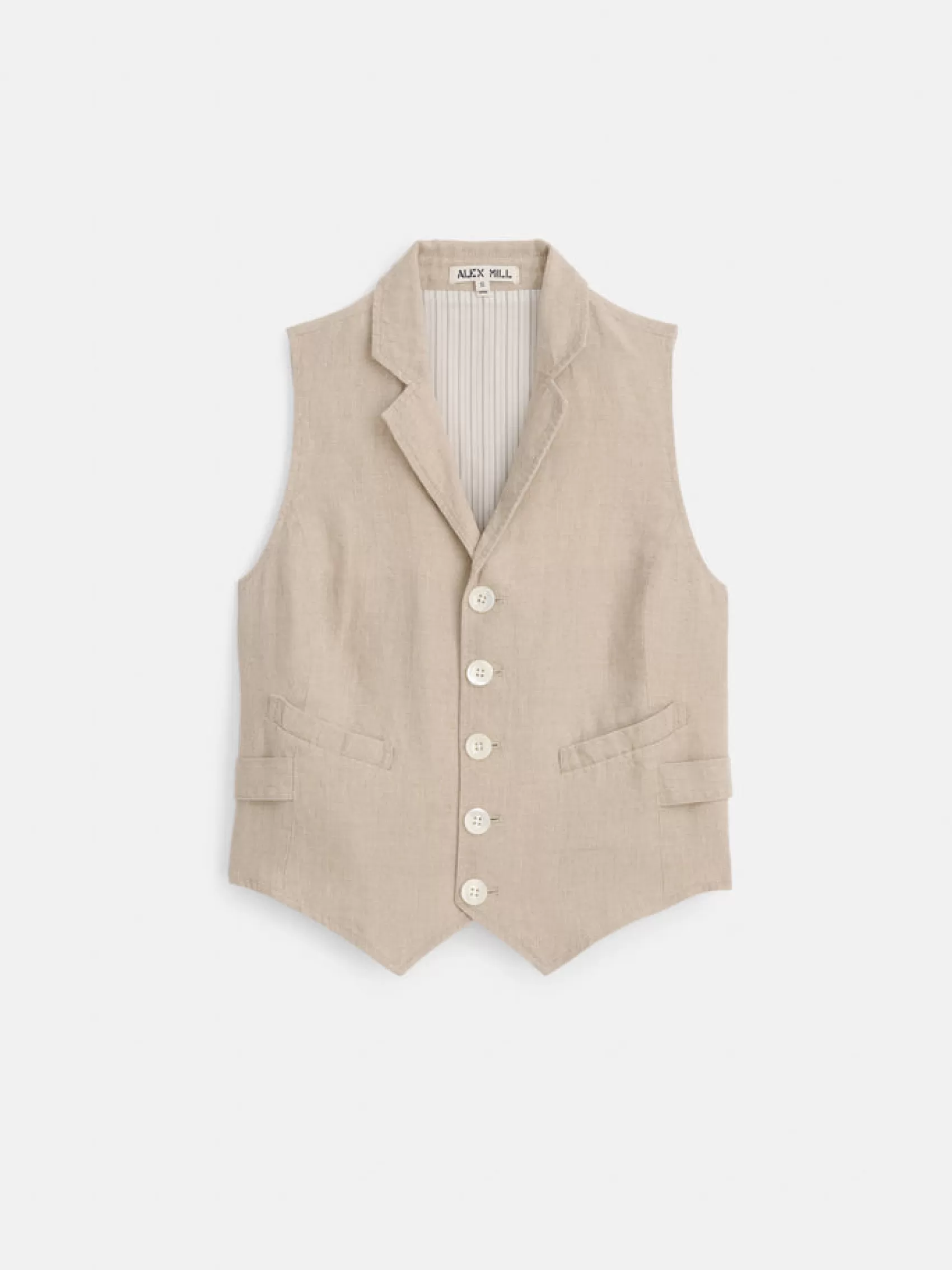 Mathilde Vest In Flax*Alex Mill Discount