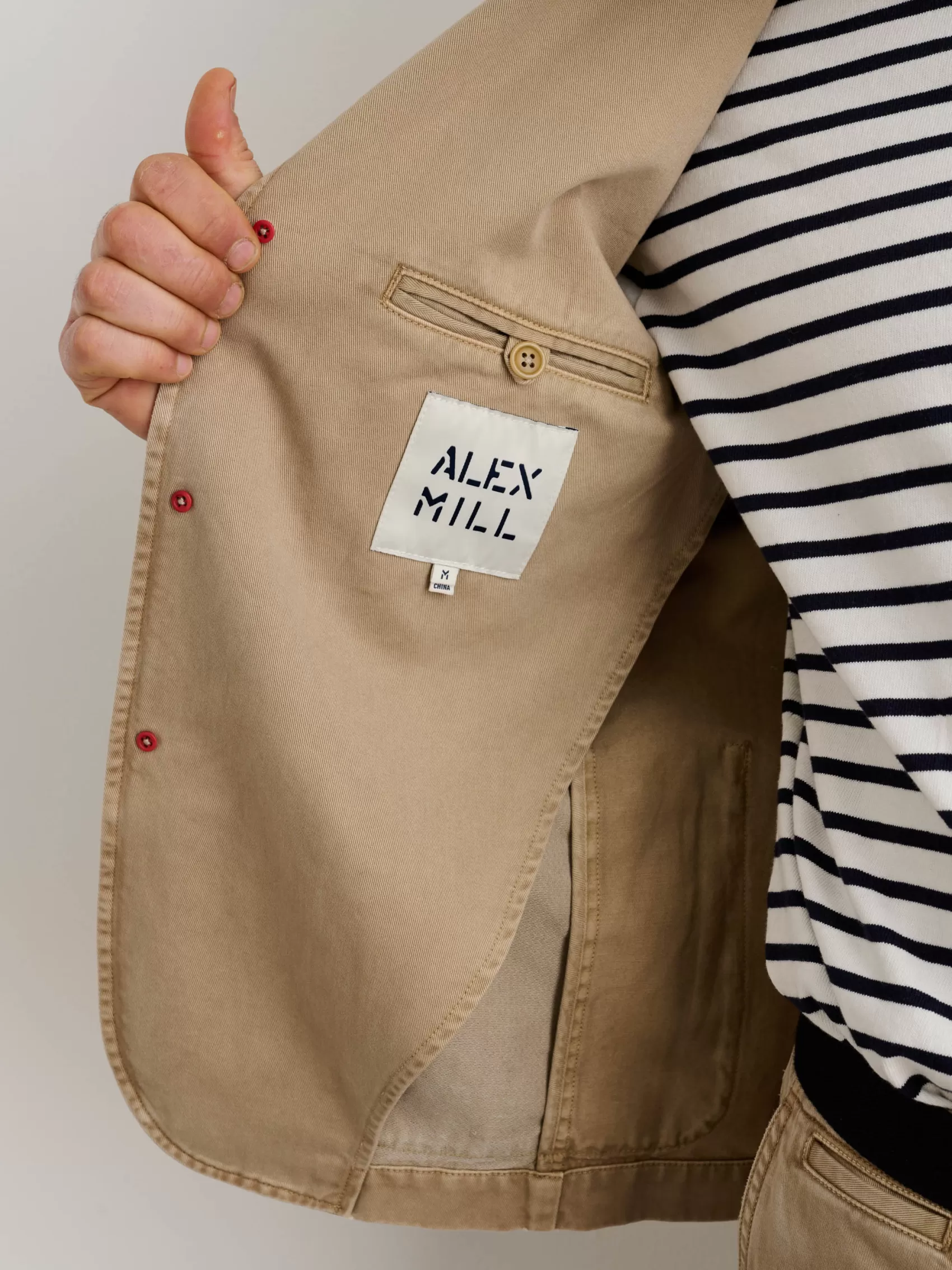 Mill Blazer In Vintage Wash Chino*Alex Mill Best