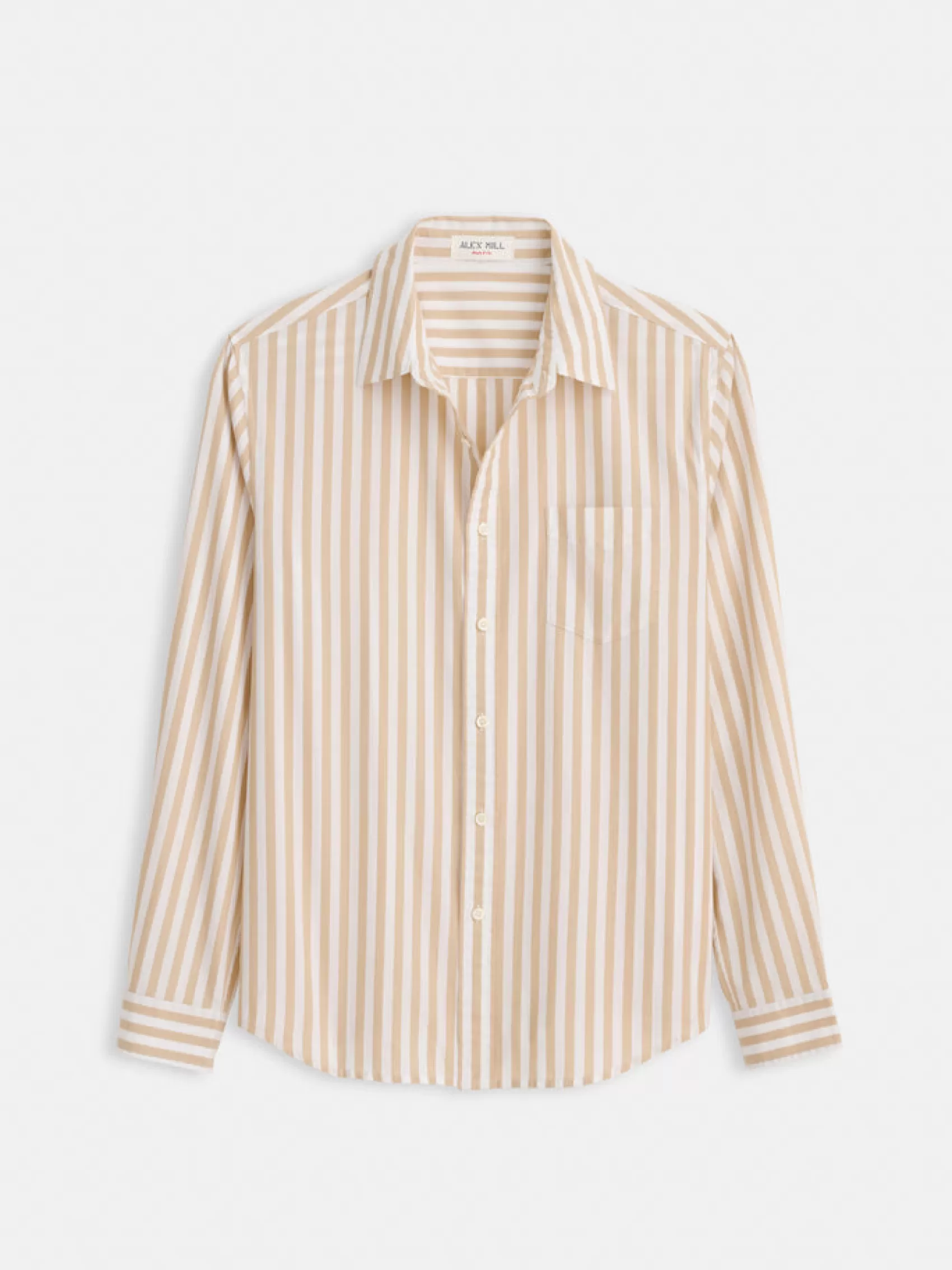 Mill Shirt In Wide Striped Portuguese Poplin*Alex Mill Best