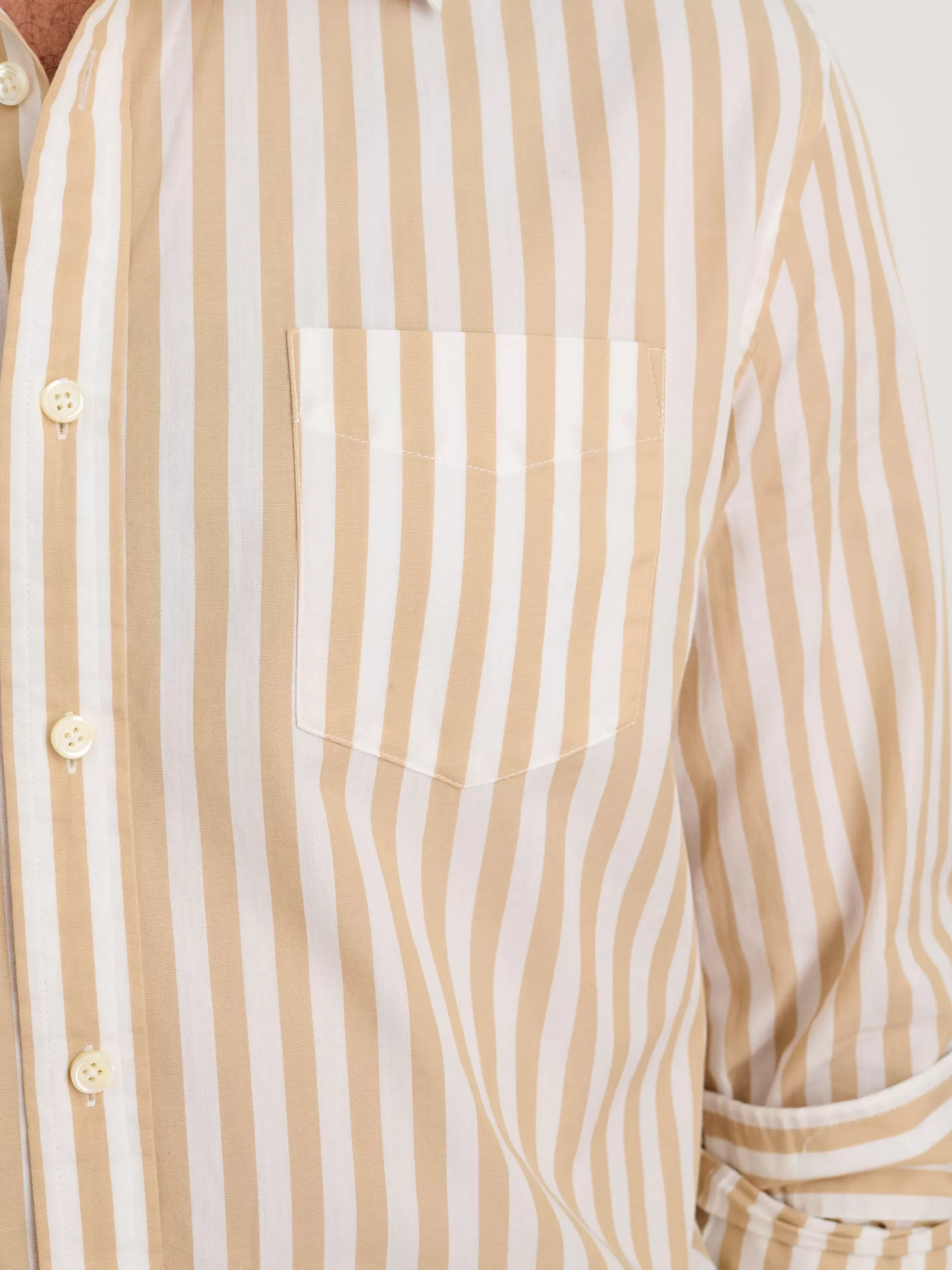 Mill Shirt In Wide Striped Portuguese Poplin*Alex Mill Best