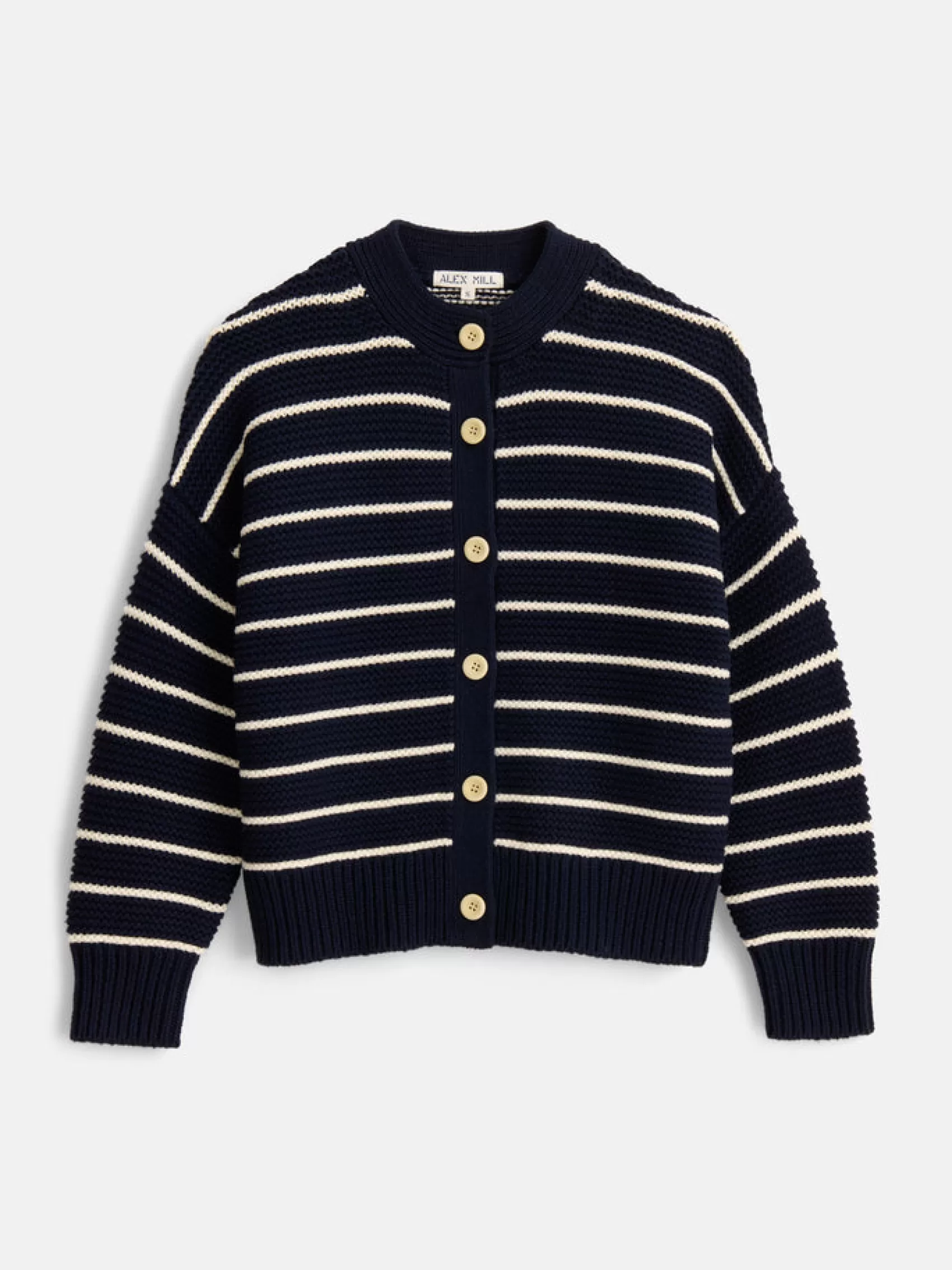 Nico Chunky Cardigan In Stripe*Alex Mill Flash Sale