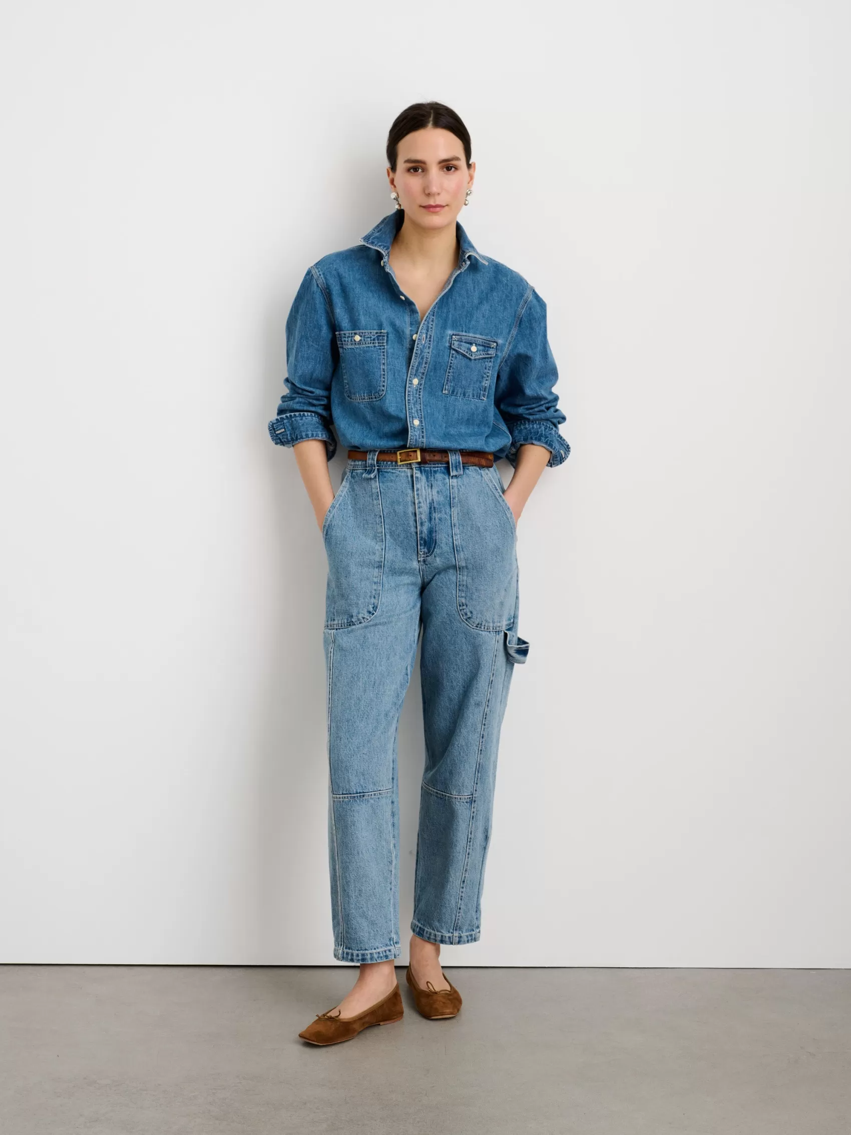 Phoebe Pant In Denim*Alex Mill Best Sale