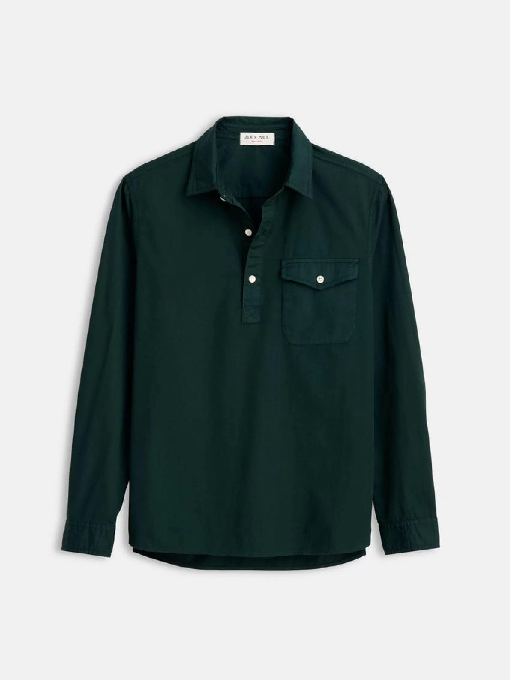 Popover Shirt In Cotton Twill*Alex Mill New