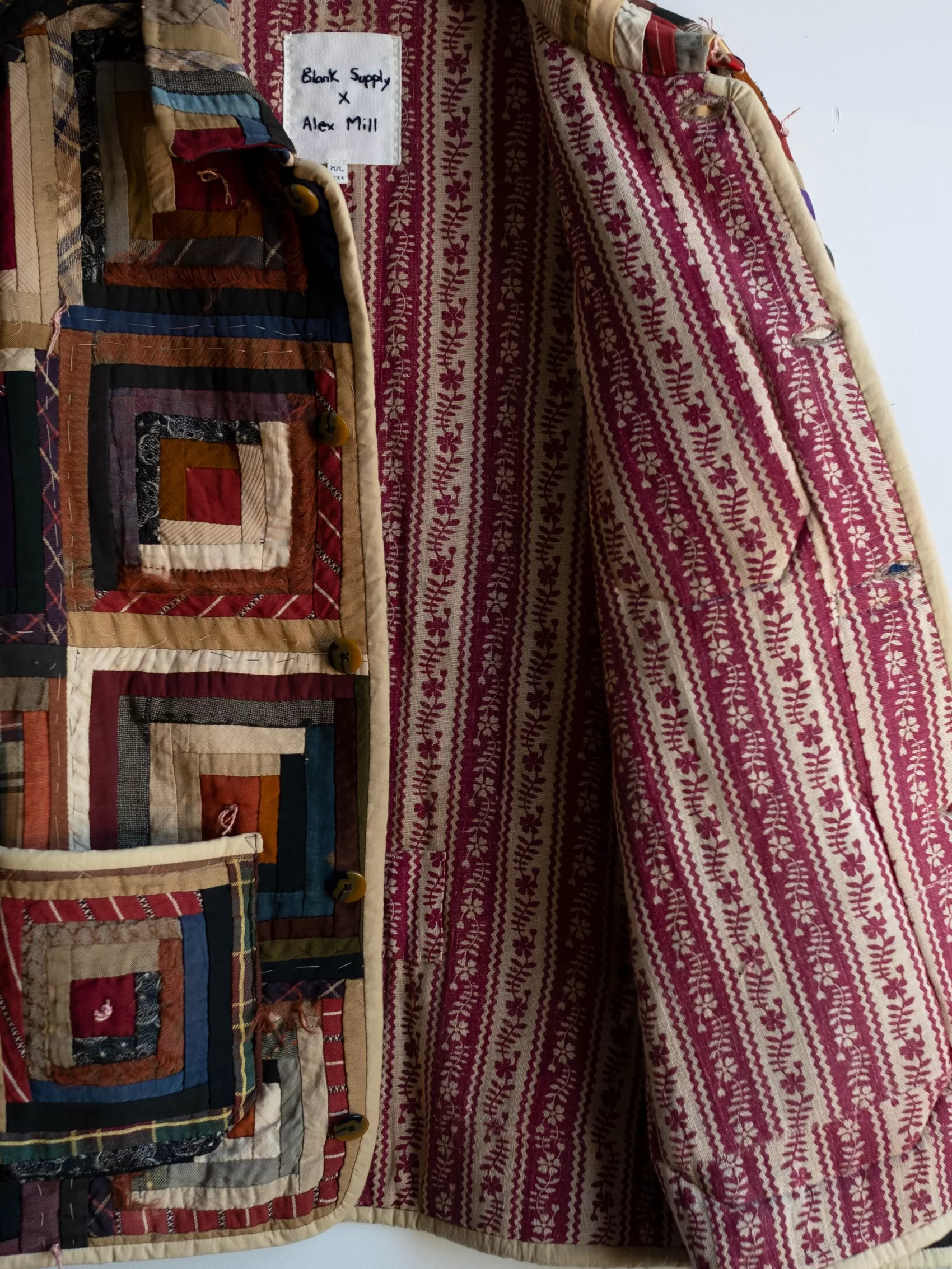 Rework Jacket In Vintage Quilts*Alex Mill Outlet