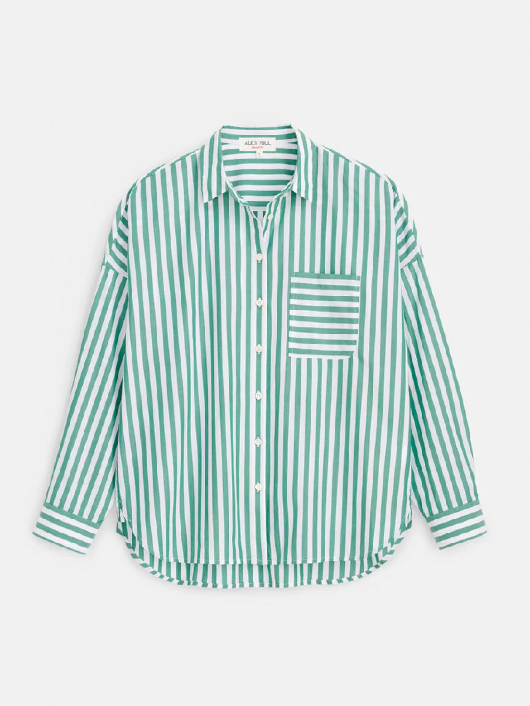 Rework Standard Shirt In Bold Stripe*Alex Mill Online