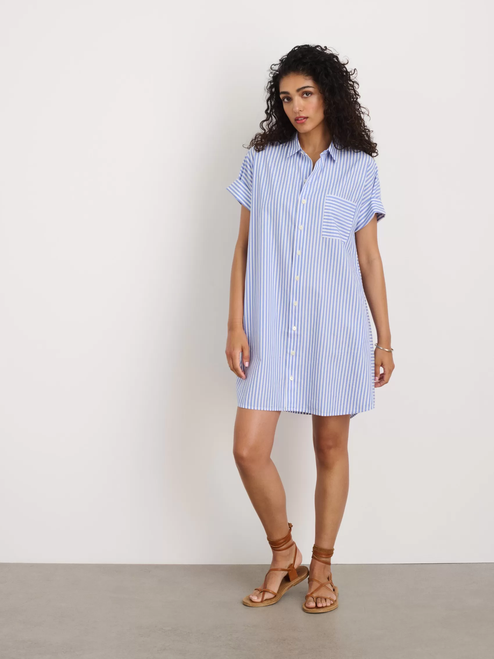 Short Sleeve Standard Shirtdress*Alex Mill Hot