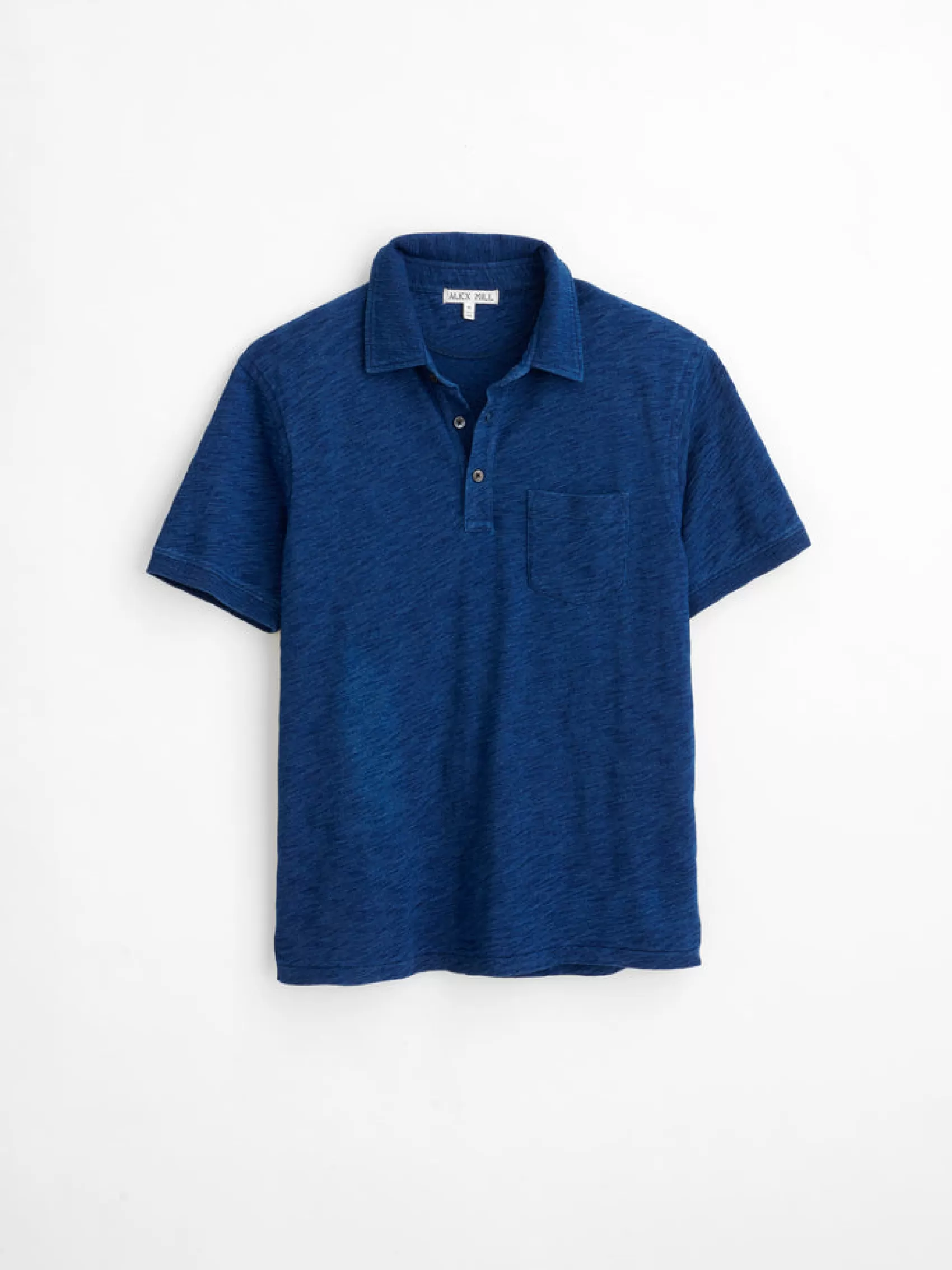 Standard Polo In Indigo Slub Cotton*Alex Mill Fashion