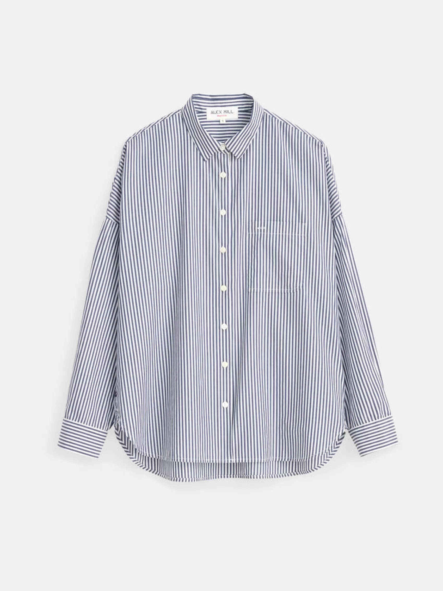 Standard Shirt In Bi-Stripe*Alex Mill Online