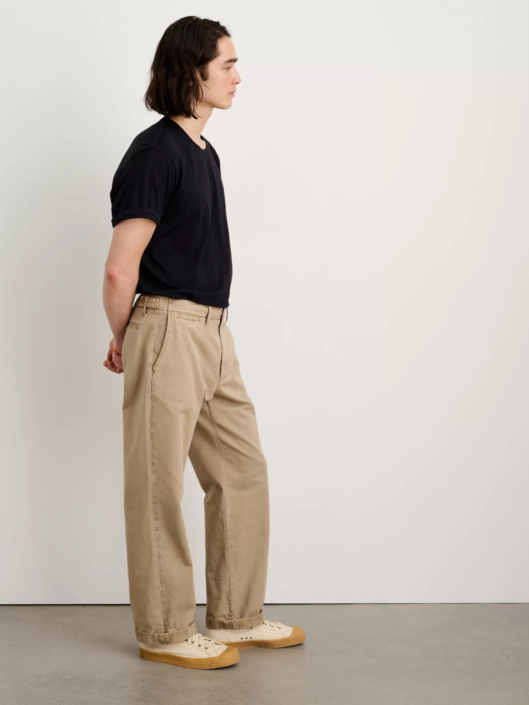 Straight Leg Pant In Vintage Washed Chino (Long Inseam)*Alex Mill Fashion