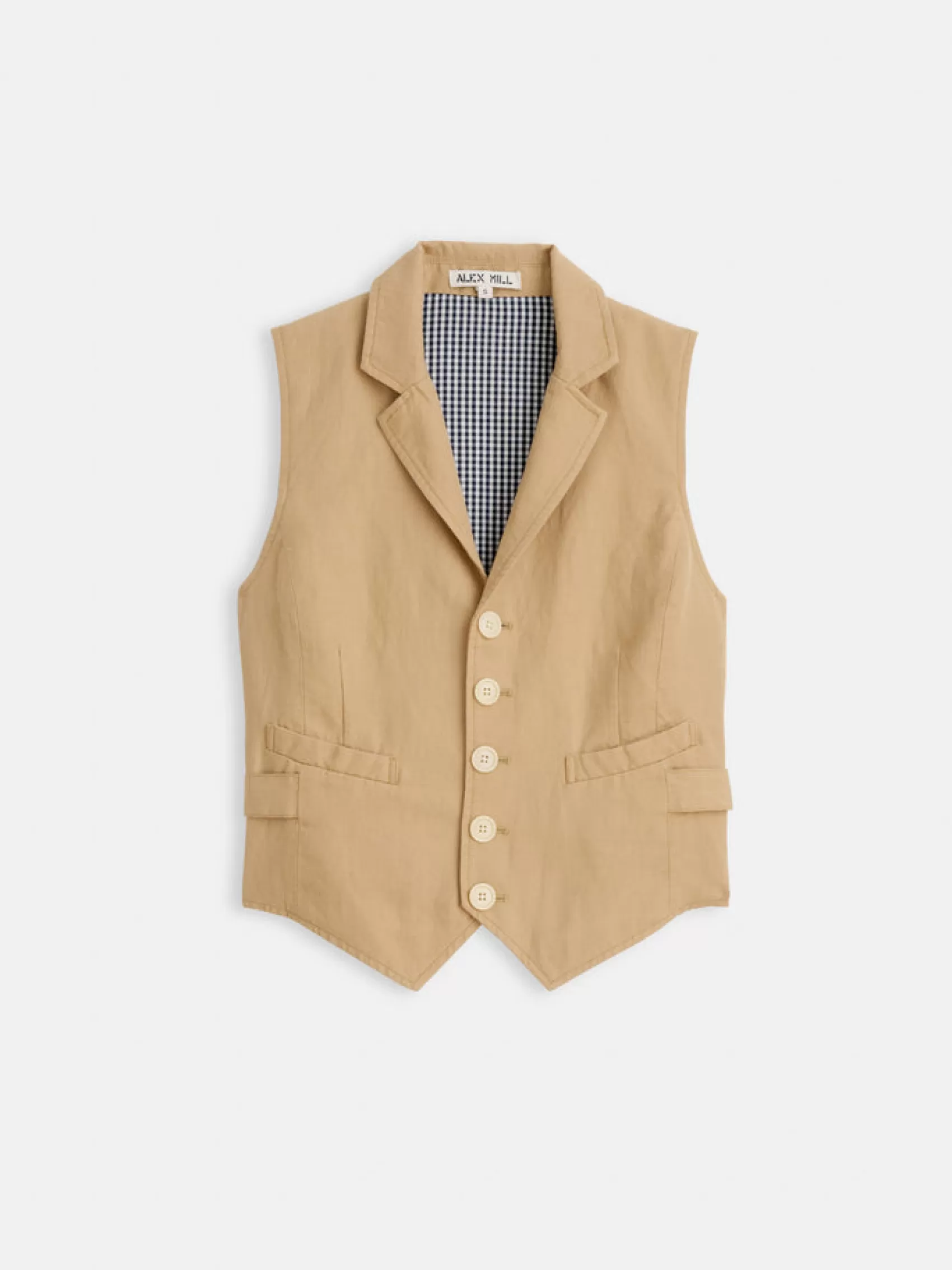 Suitish Vest In Drapey Twill*Alex Mill Best