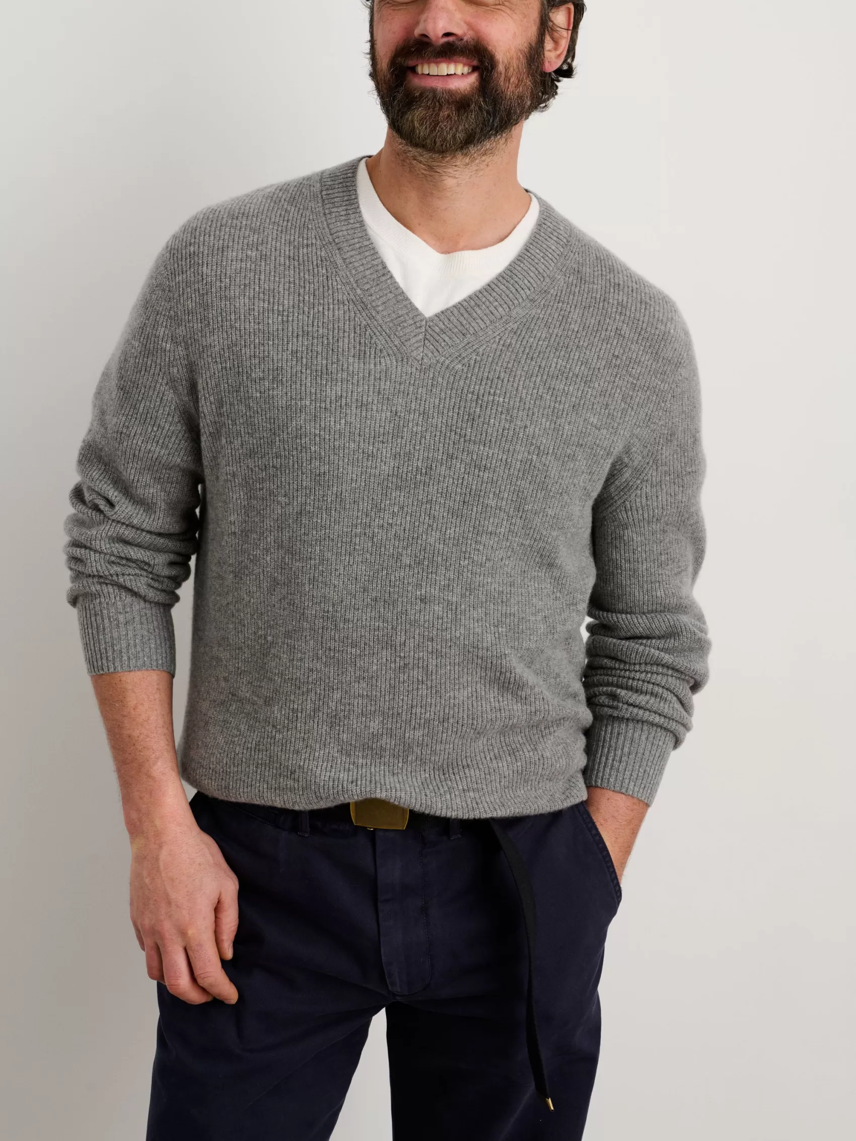 V-Neck Sweater In Lightweight Cashmere*Alex Mill Outlet