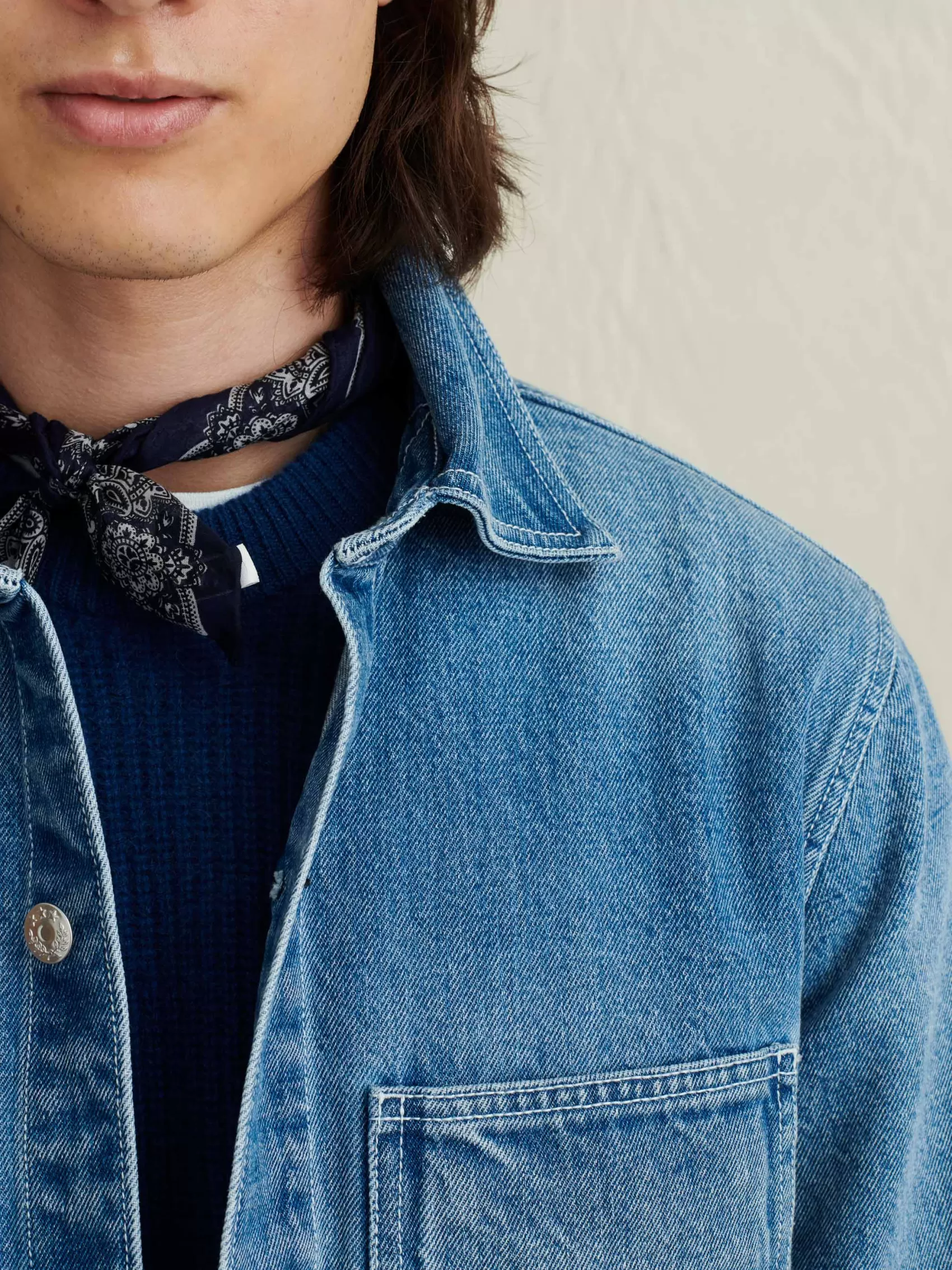 Work Jacket In Vintage Wash Denim*Alex Mill Discount